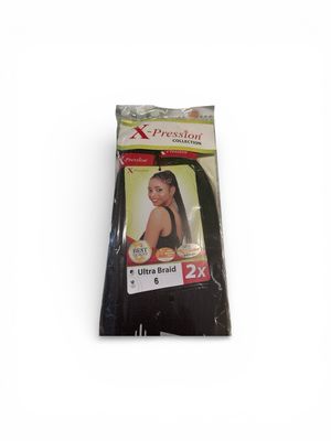 X- PRESSION PRE- STRETCHED ULTRA BRAID 6