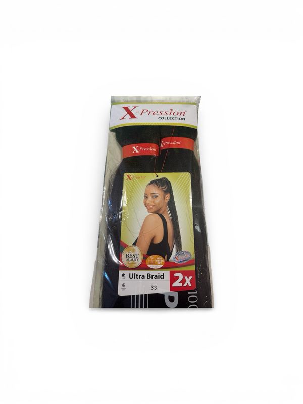 X-PRESSION PRE- STRETCHED ULTRA BRAID 33