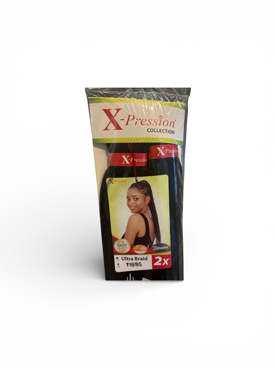 X- PRESSION PRE- STRETCHED ULTRA BRAID T1B/BG