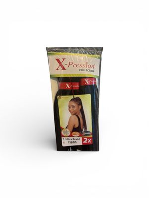 X- PRESSION PRE- STRETCHED ULTRA BRAID T1B/BG