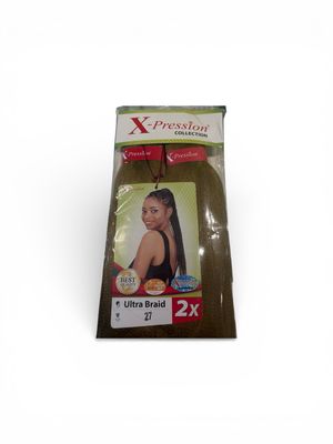 X- PRESSION PRE- STRETCHED ULTRA BRAID 27