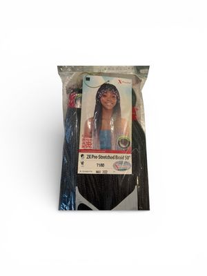 X- PRESSION 2X PRE STRETCHED BRAID 50” T1/60