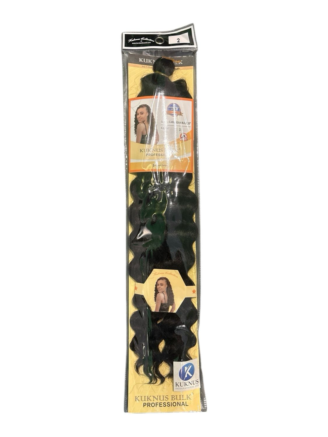 KUKNUS BULK PROFESSIONAL STYLE: CARRIBEAN BULK 20” COLOR 2