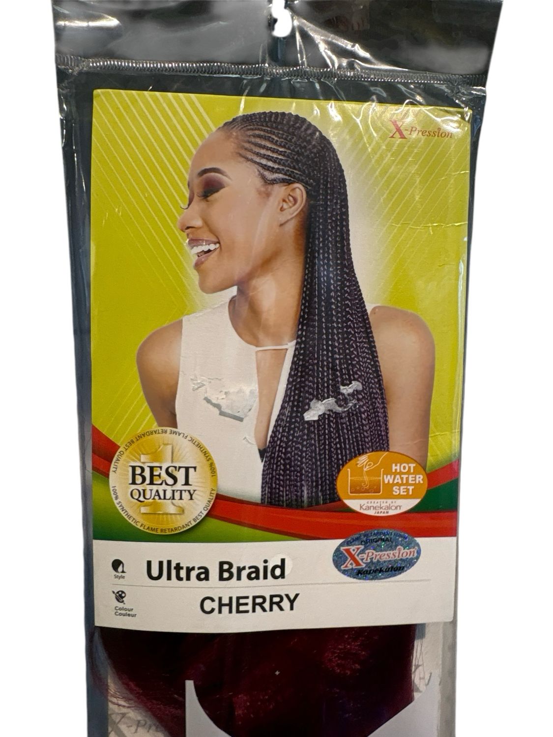 X- PRESSION ULTRA BRAID CHERRY