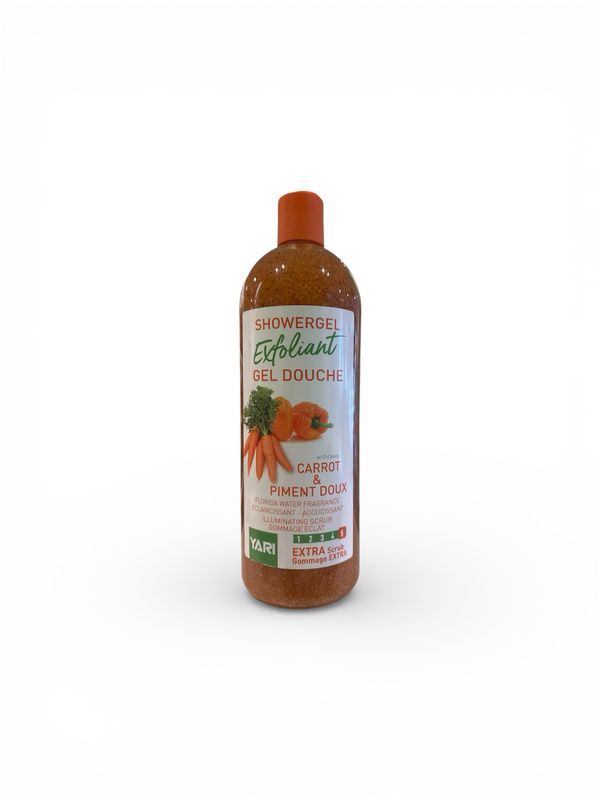 YARI SHOWER GEL EXFOLIANT CARROT&amp;PIMENT DOUX