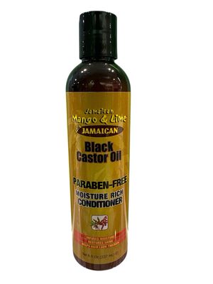 JAMAICAN MANGO &amp;  LIME BLACK CASTOR OIL PARABEN- FREE MOISTURE RICH CONDITIONER