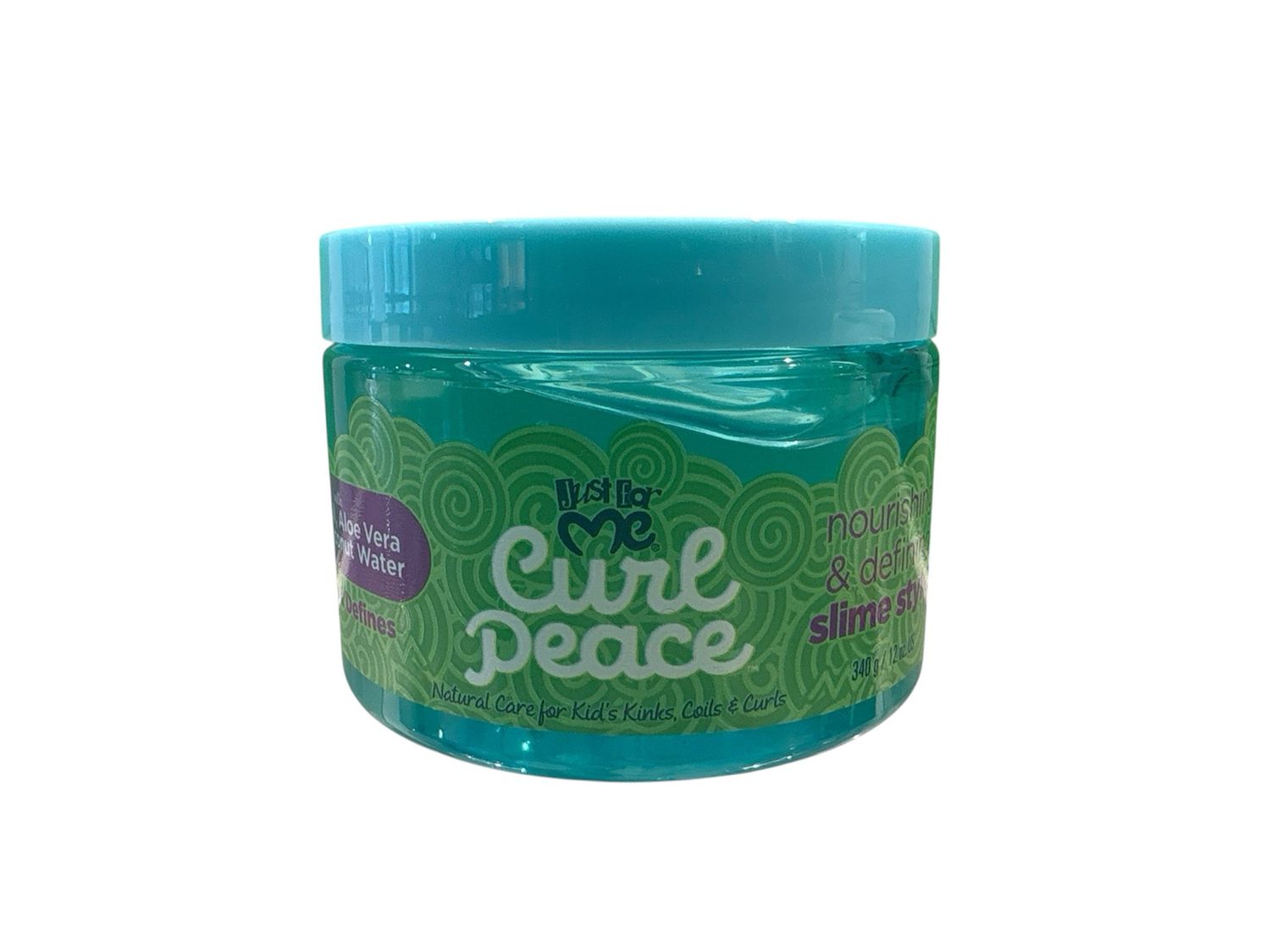 JUST FOR ME CURL PEACE OIIVE OIL,  ALOE VERA AND COCONUT WATER