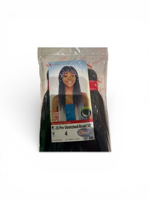 X-Pression 2x Pre-Streched Braid 50” Color 4