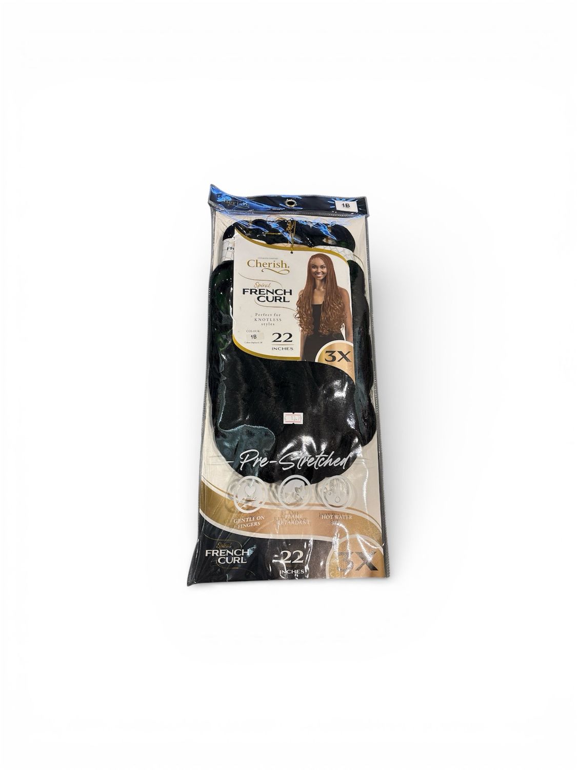 Cherish Spiral French Curl Colour 1B 22 Inches Cherish Spiral French Curl Colour 1B 22 Inches