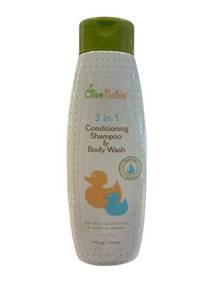 Olive Babies 3-In-1 Conditioning Shampoo &amp; Wash