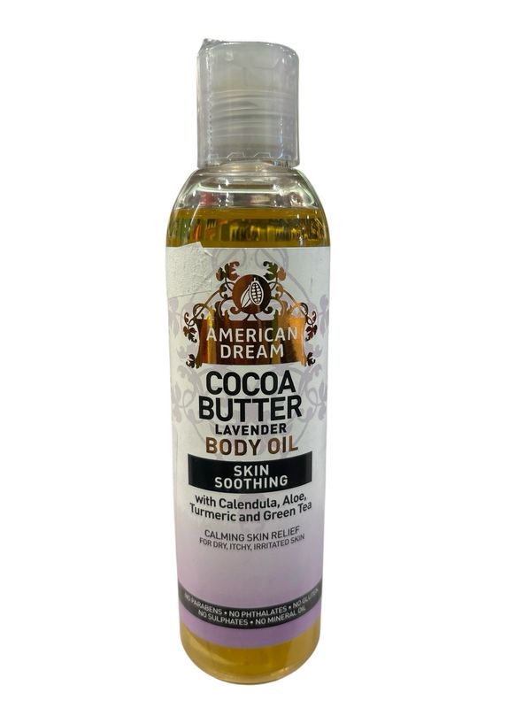 American Dream Cocoa Butter Lavender Body Oil 200 ml