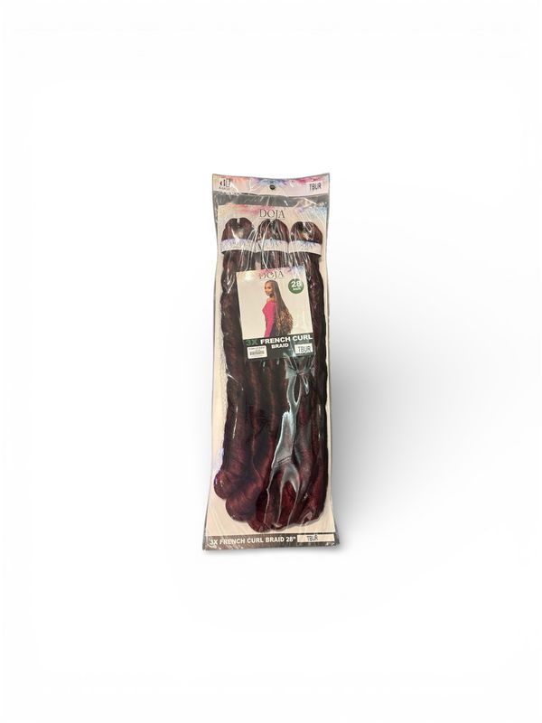DOJA 3X FRENCH CURL BRAID 28” TBUR