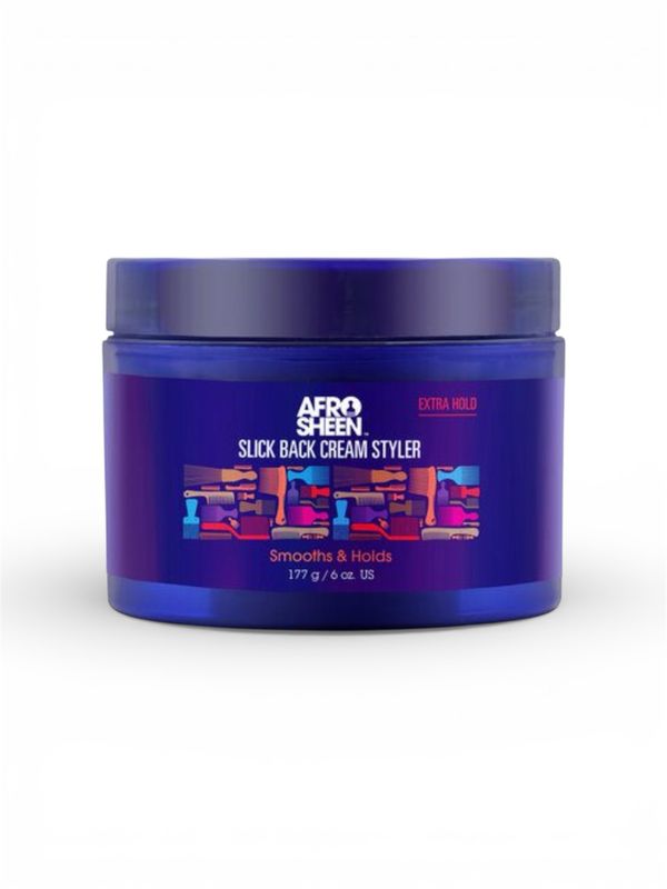 Afro Sheen Slick Back Cream Styler Smooths &amp; Holds - 117 g