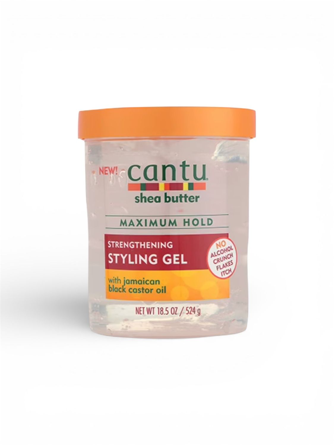 CANTU SHEA BUTTER MAXIMUM HOLD STYLING GEL JAMAICAN BLACK CASTOR OIL