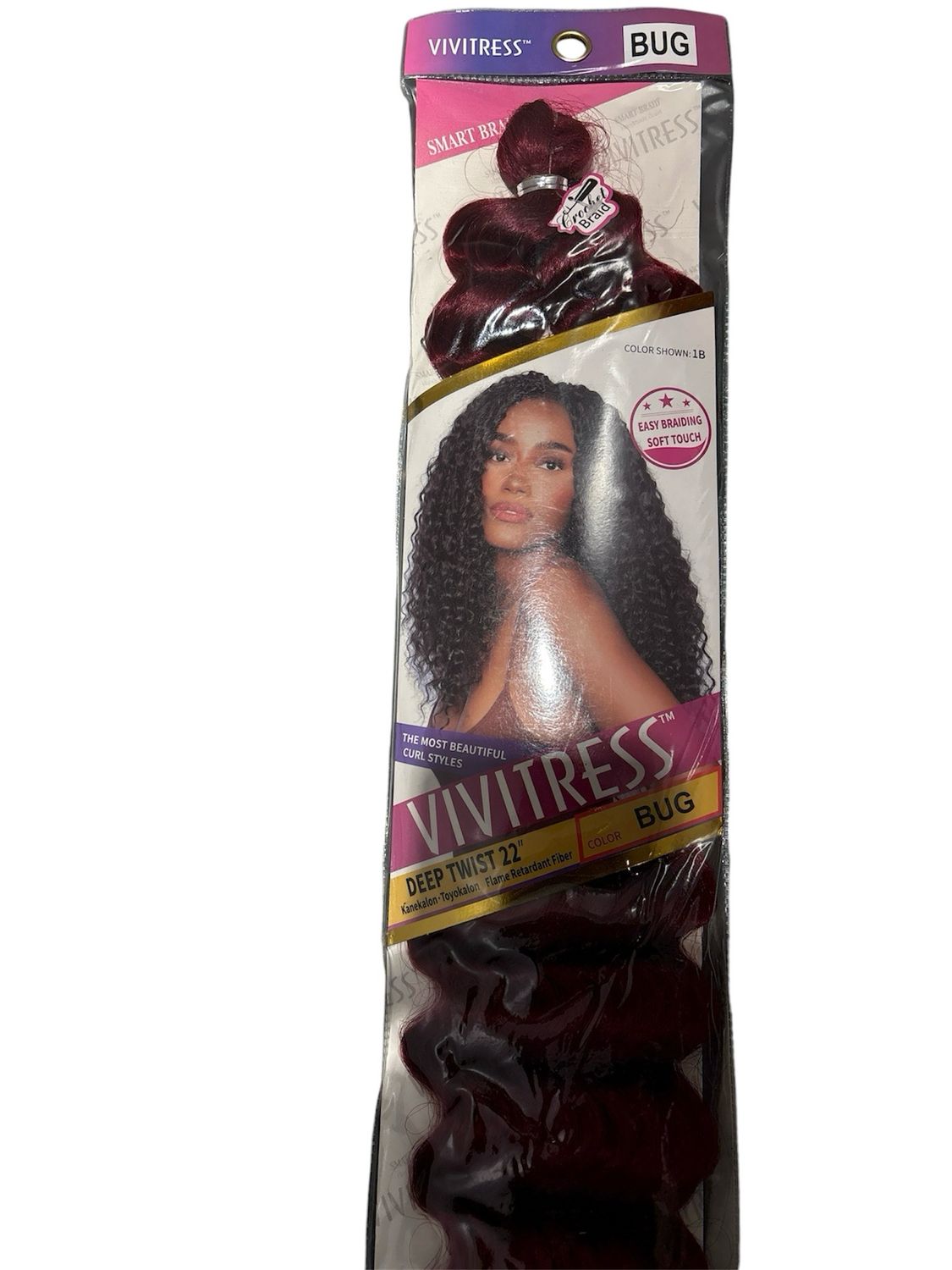 Vivitress Deep Twist 22” Color BUG