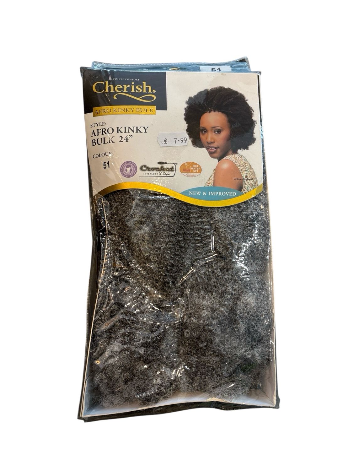 CHERISH AFRO KINKY BULK 24” COLOR 51