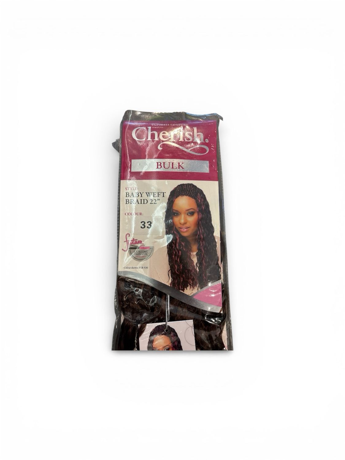 Cherish Bulk Baby Weft Braid 22” Color 33 Cherish Bulk Baby Weft Braid 22” Color 33