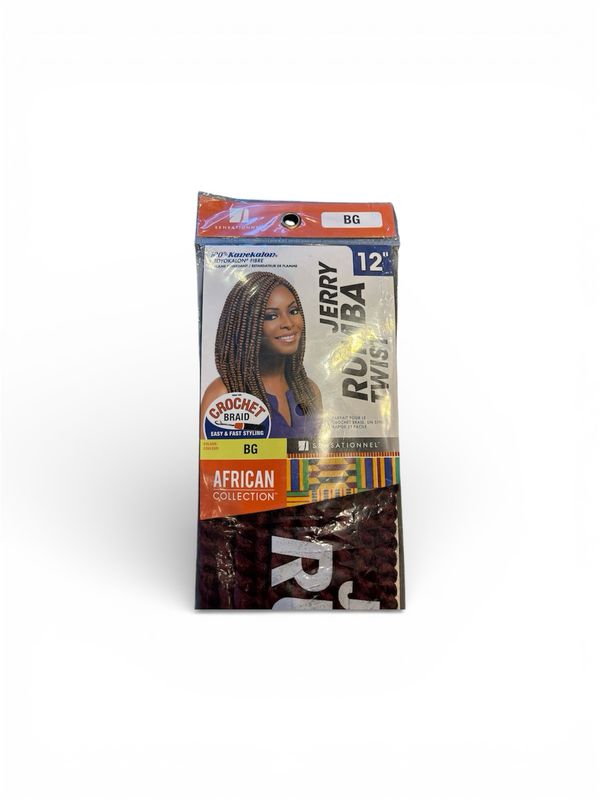 African Collection Jerry Rumba Twist 12” Color BG