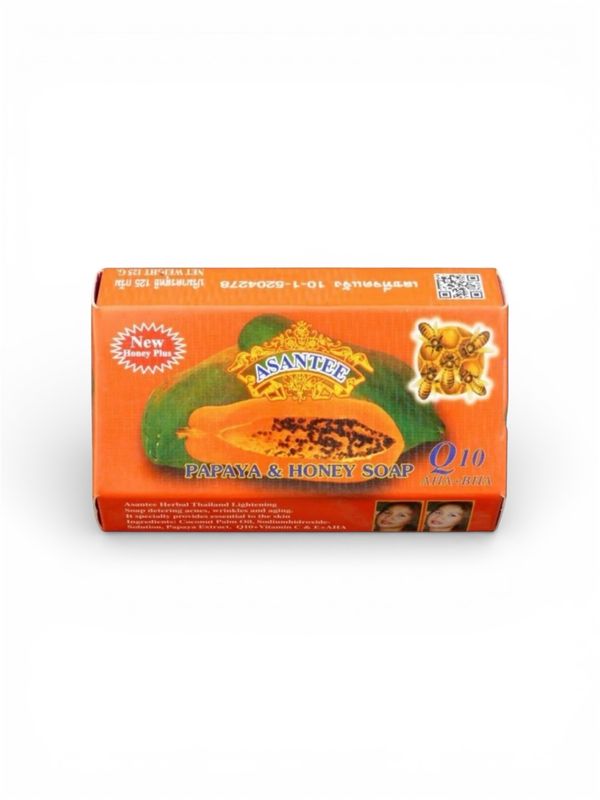 Asantee Papaya &amp; Honey Soap 125g