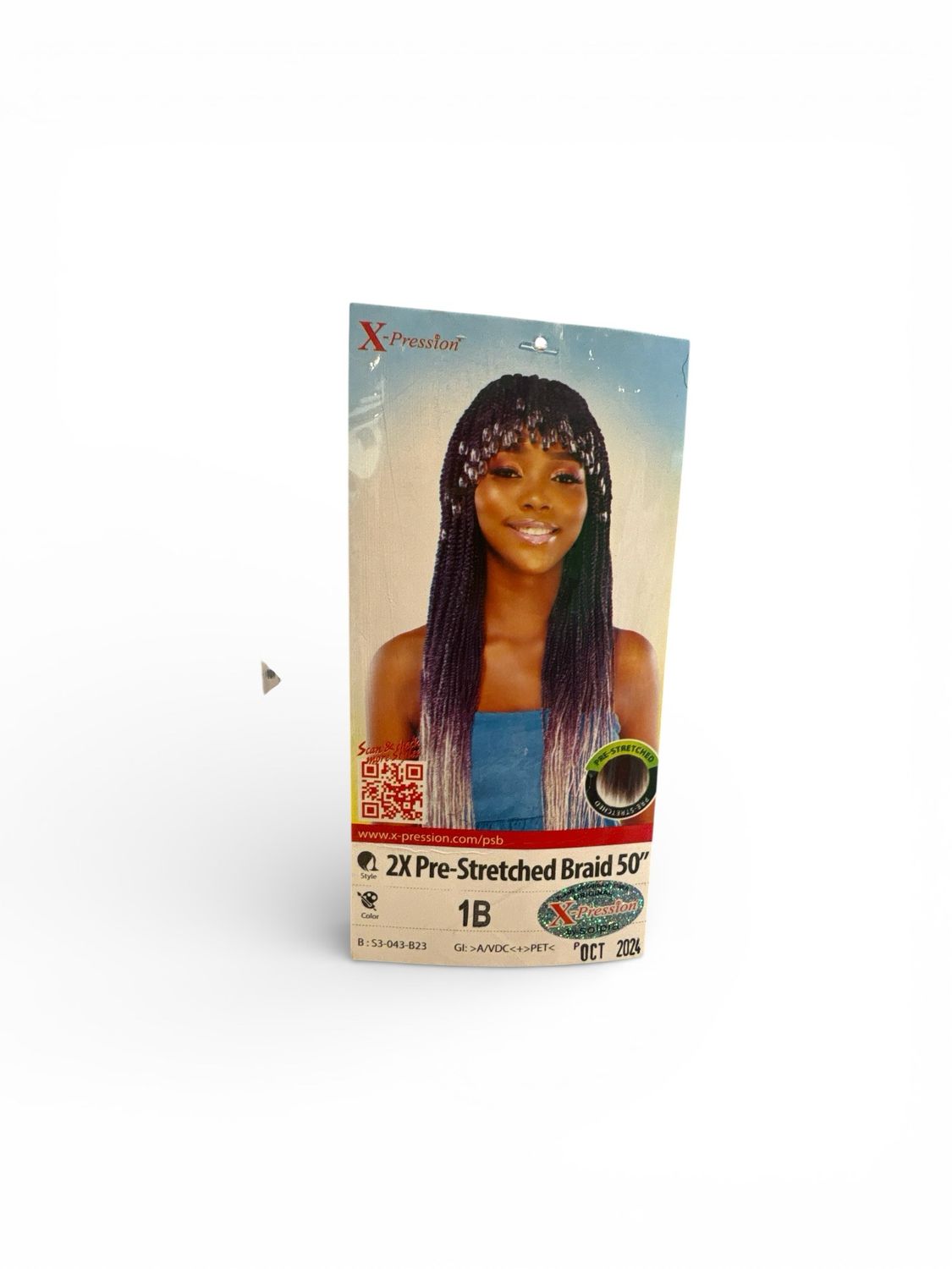 2x X-pression Pre Stretched 1B 50”