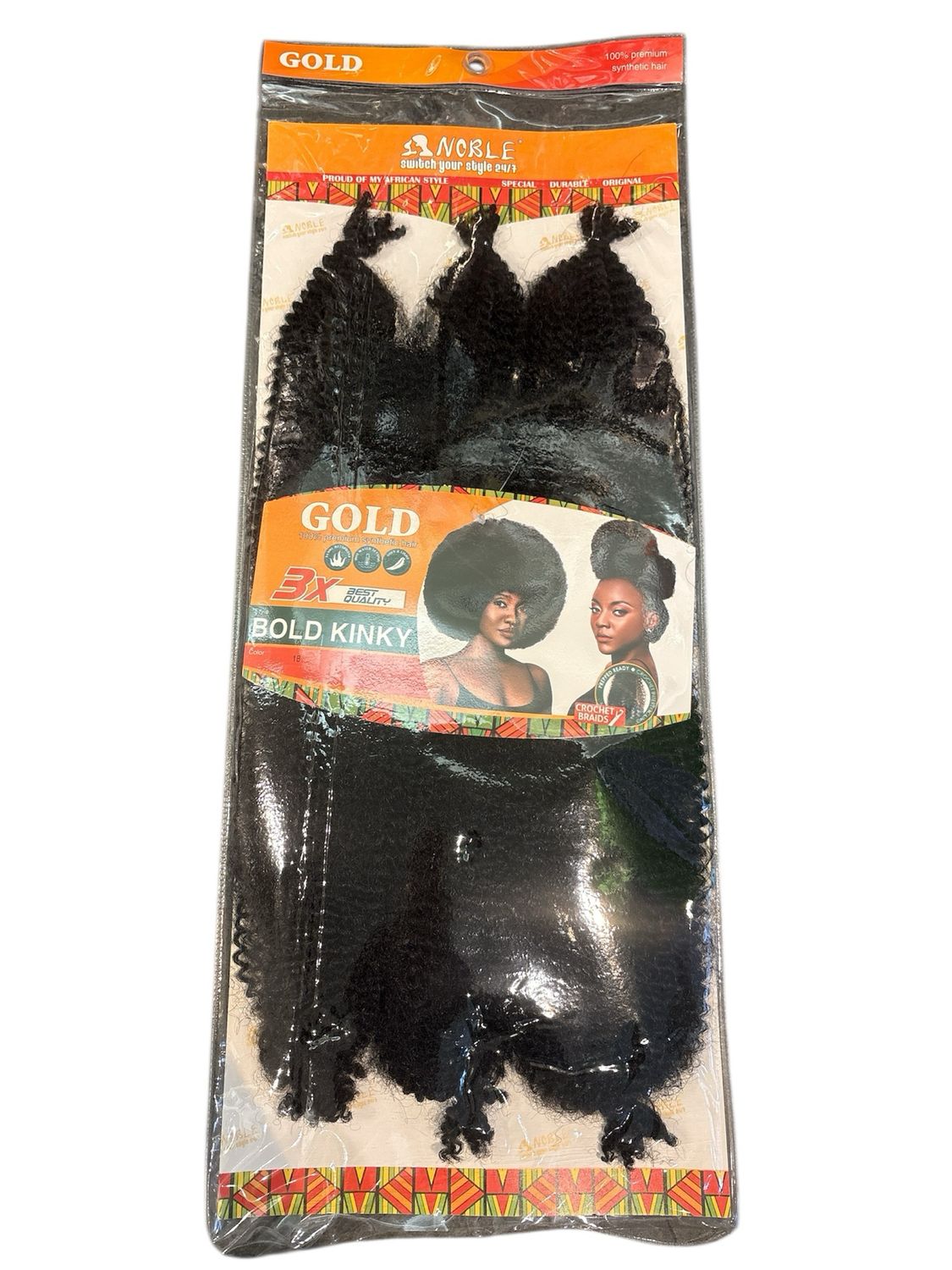 Gold Bold Kinky Color 1B