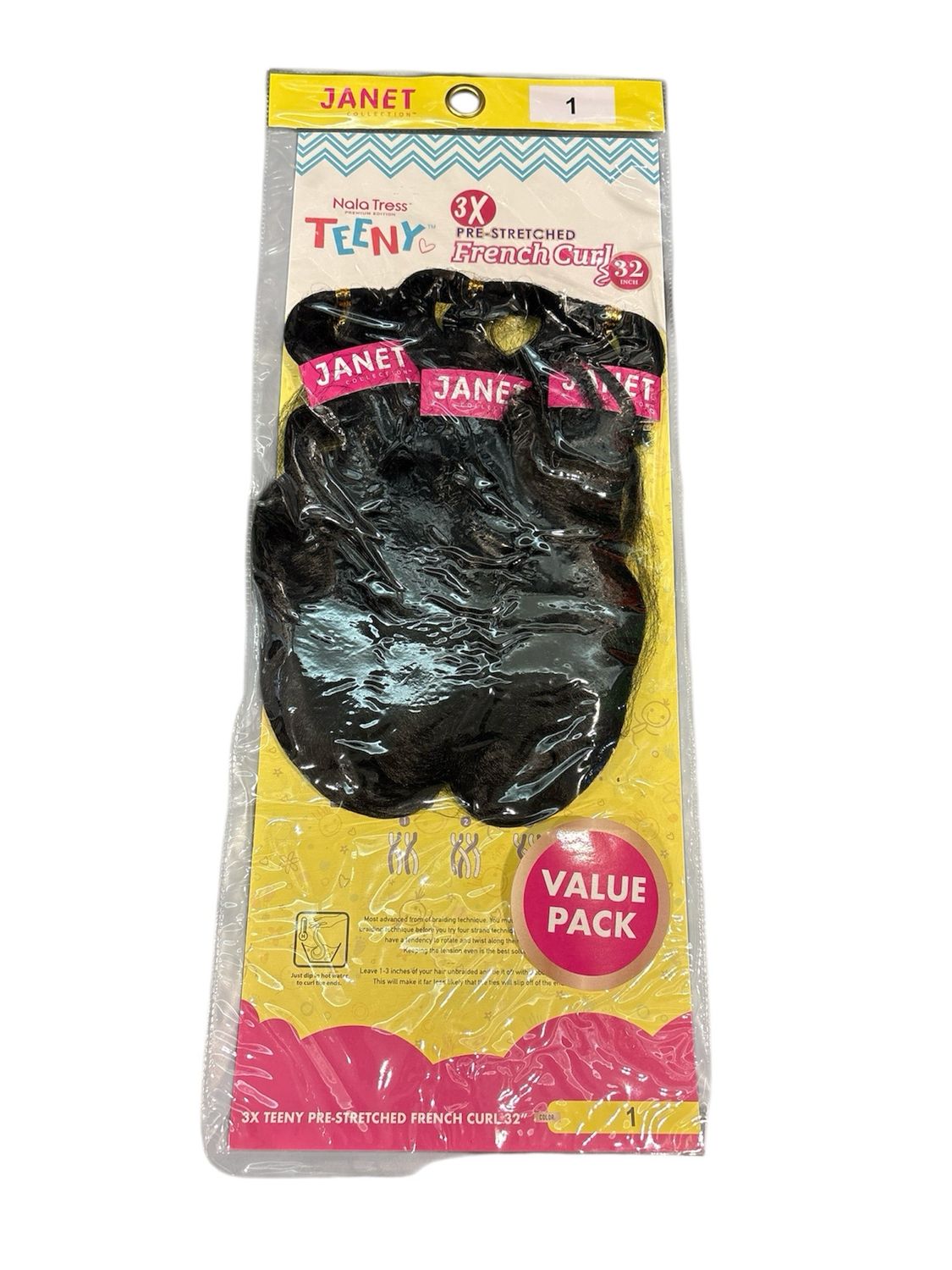 TEENY JANET FRENCH CURL COLOR 1