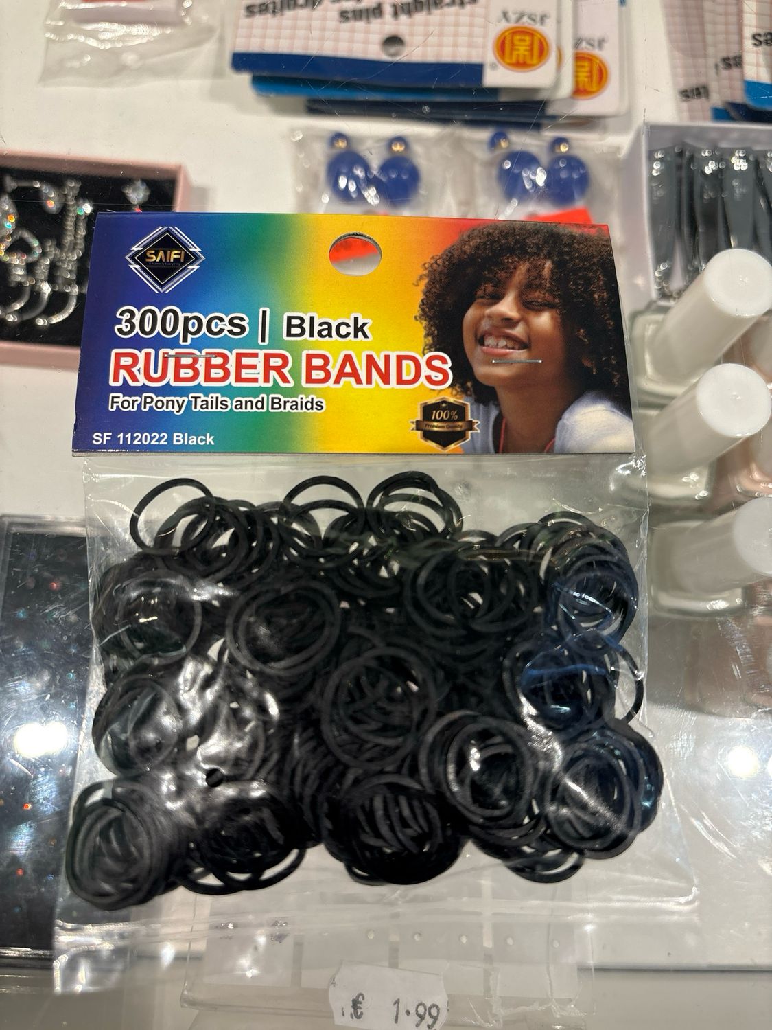RUBBER BANDS BLACK