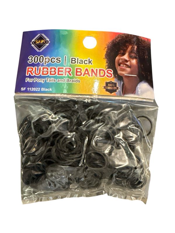 RUBBER BANDS BLACK