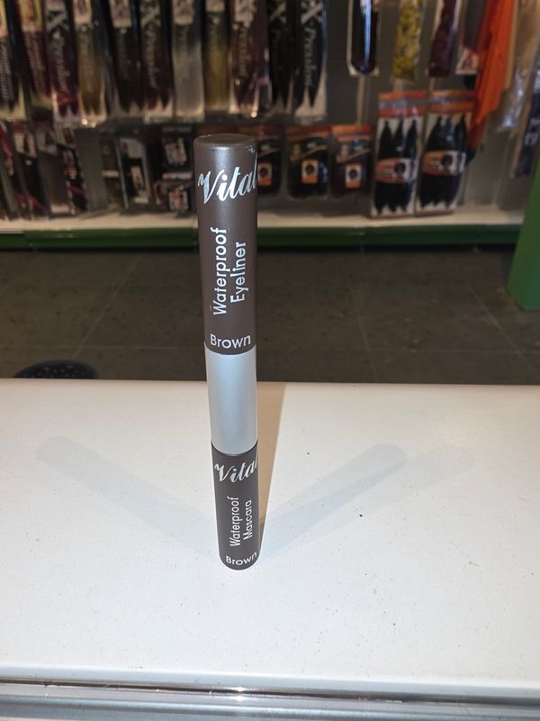 VITAL WATERPROOF EYELINER AND MASCARA BROWN 0815
