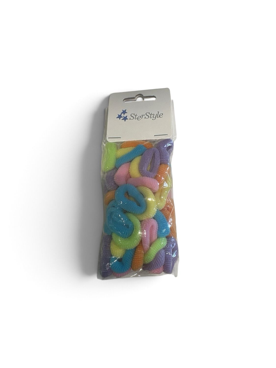 STERSTYLE KLEINE HAAR ELASTIEK Black/wit/ gekleurd