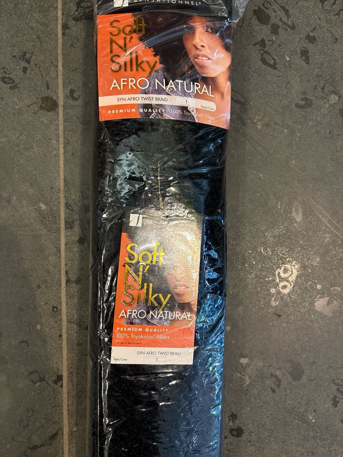 SOFT N SILKY AFRO NATURAL AFRO TWIST BRAID COLOR 1