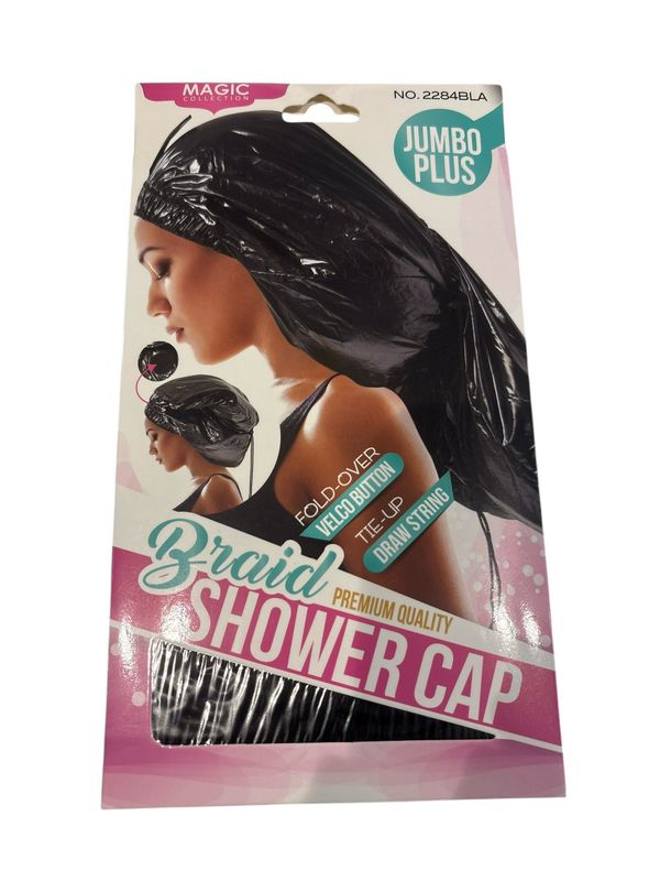 MAGIC COLLECTION BRAID SHOWER CAP JUMBO PLUS