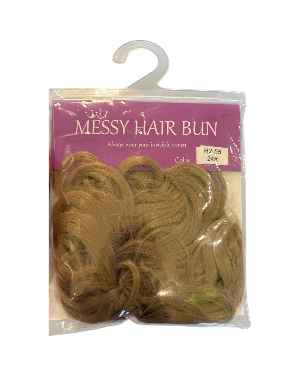 KC HAIR WORLD MESSY HAIR BUN COLOR H2-55 24