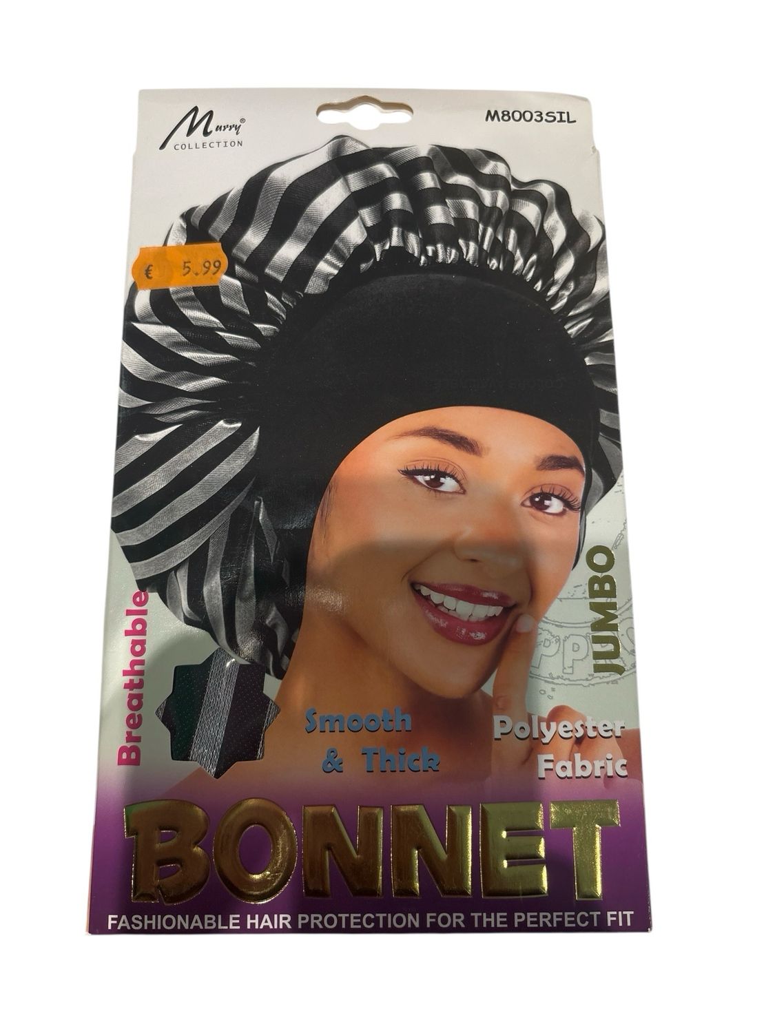 MURRY COLLECTION BONNET JUMBO ZWART/ GRIJS MURRY COLLECTION BONNET JUMBO ZWART/ GRIJS