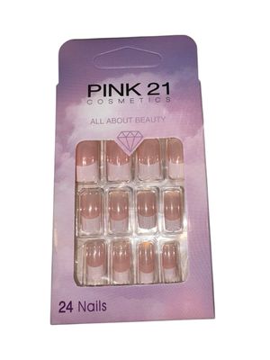 PINK 21 COSMETICS 24 NAILS PINK 21 COSMETICS 24 NAILS