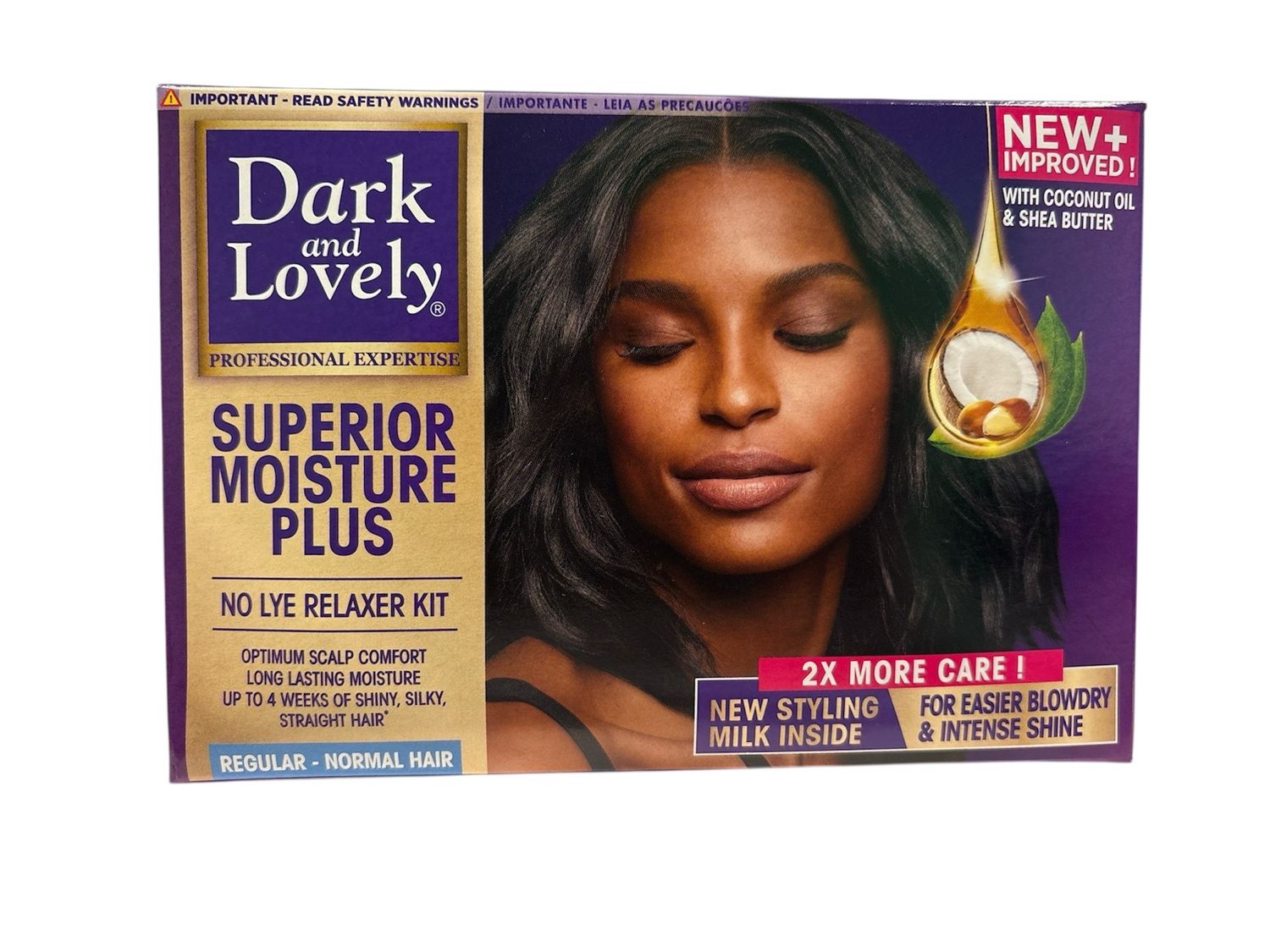 Dark &amp; Lovely Superior Moisture Plus No Lye Relaxer Kit Regular