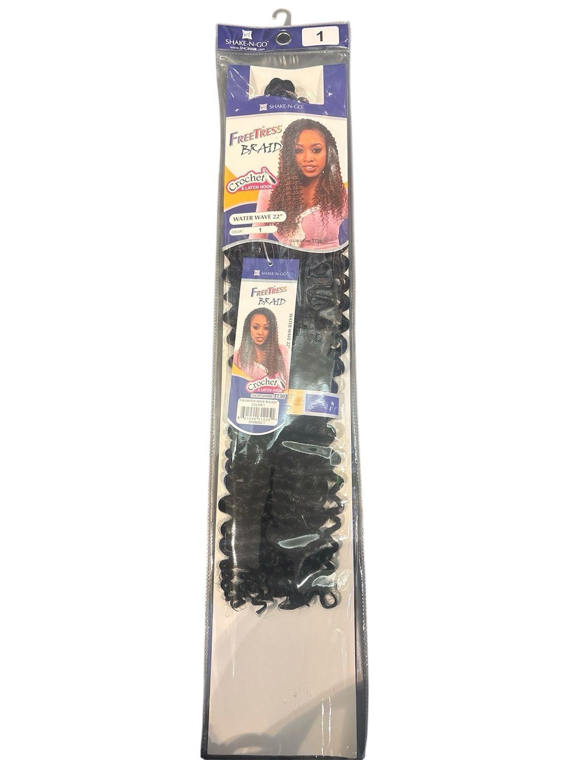 Shake N Go FreeTress Braid Water Wave 22” Color 1