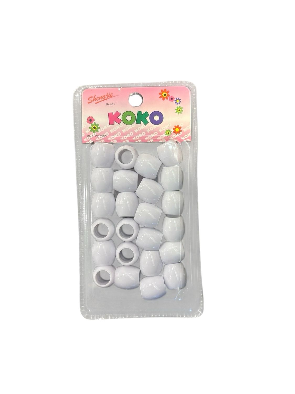 Shengjie beads koko grote witte kralen 