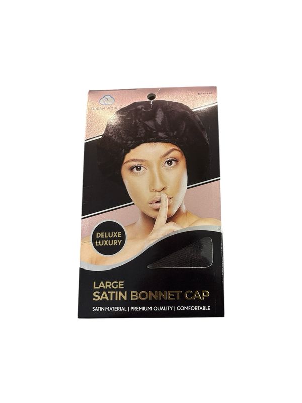 DREAM WORLD large SATIN Bonnet cap