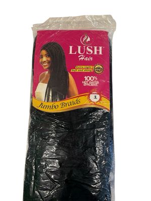 Lush Hair Jumbo Braid Color 1 