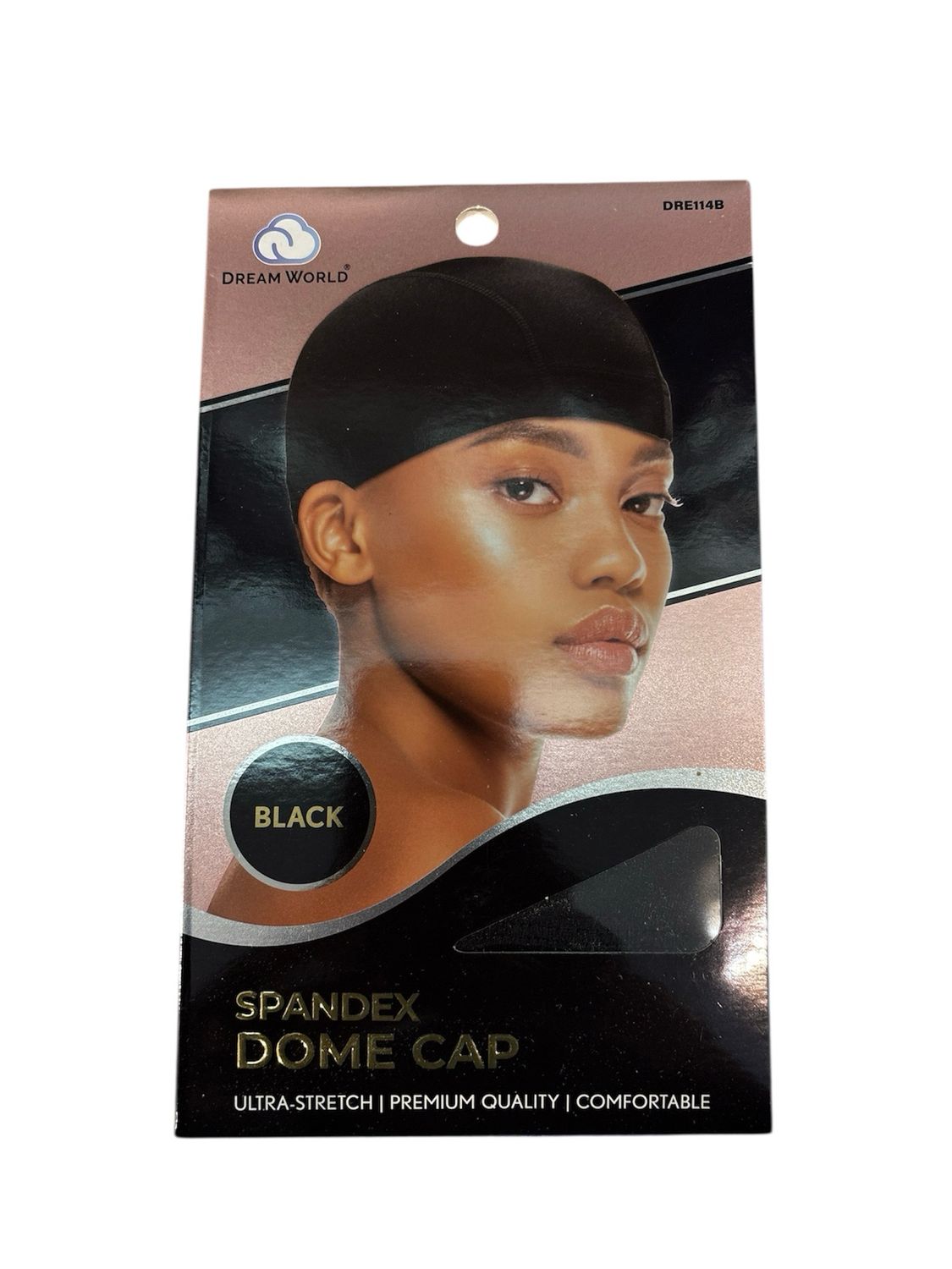 Dream World Spandex Dome Cap Black