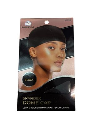Dream World Spandex Dome Cap Black