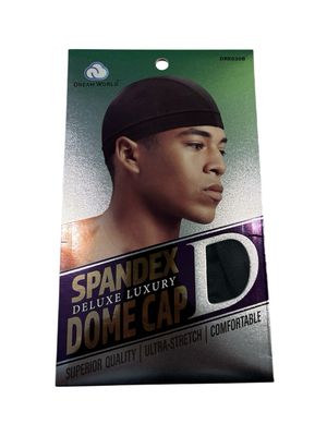 Dream World Spandex Dome Cap Black
