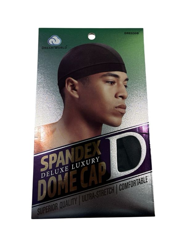 Dream World Spandex Dome Cap Black