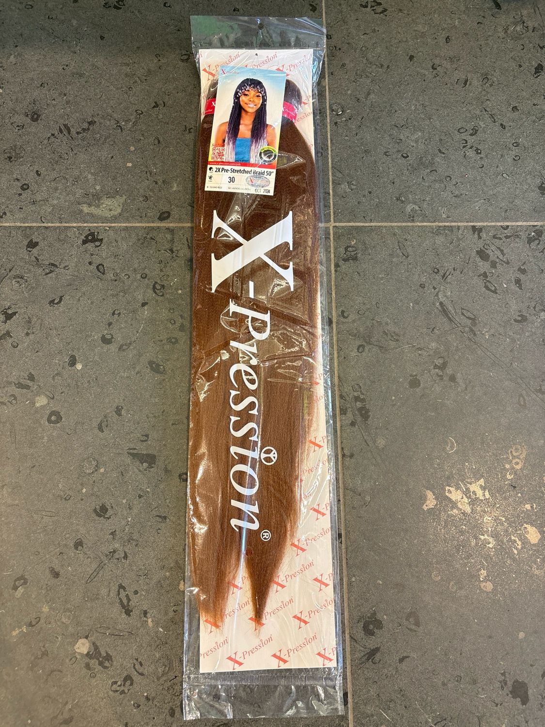X-Pression 2x Pre-Stretched Braid 50” Color 30 X-Pression 2x Pre-Stretched Braid 50” Color 30