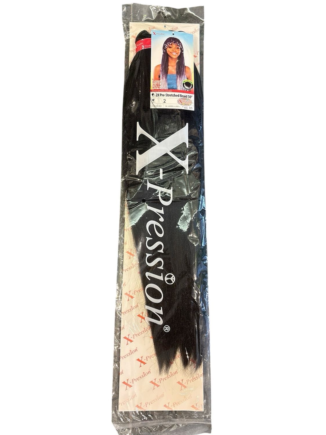 X-Pression Pre-Stretched Braid 50” Color 2
