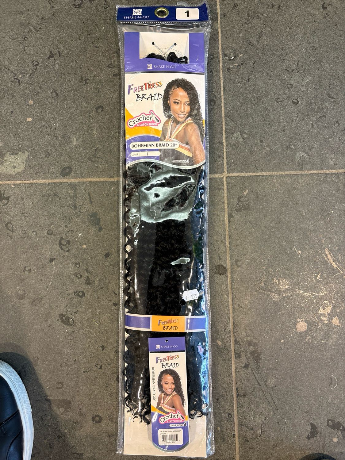 Shake-N-Go Bohemian Braid 20” Color 1 Shake-N-Go Bohemian Braid 20” Color 1