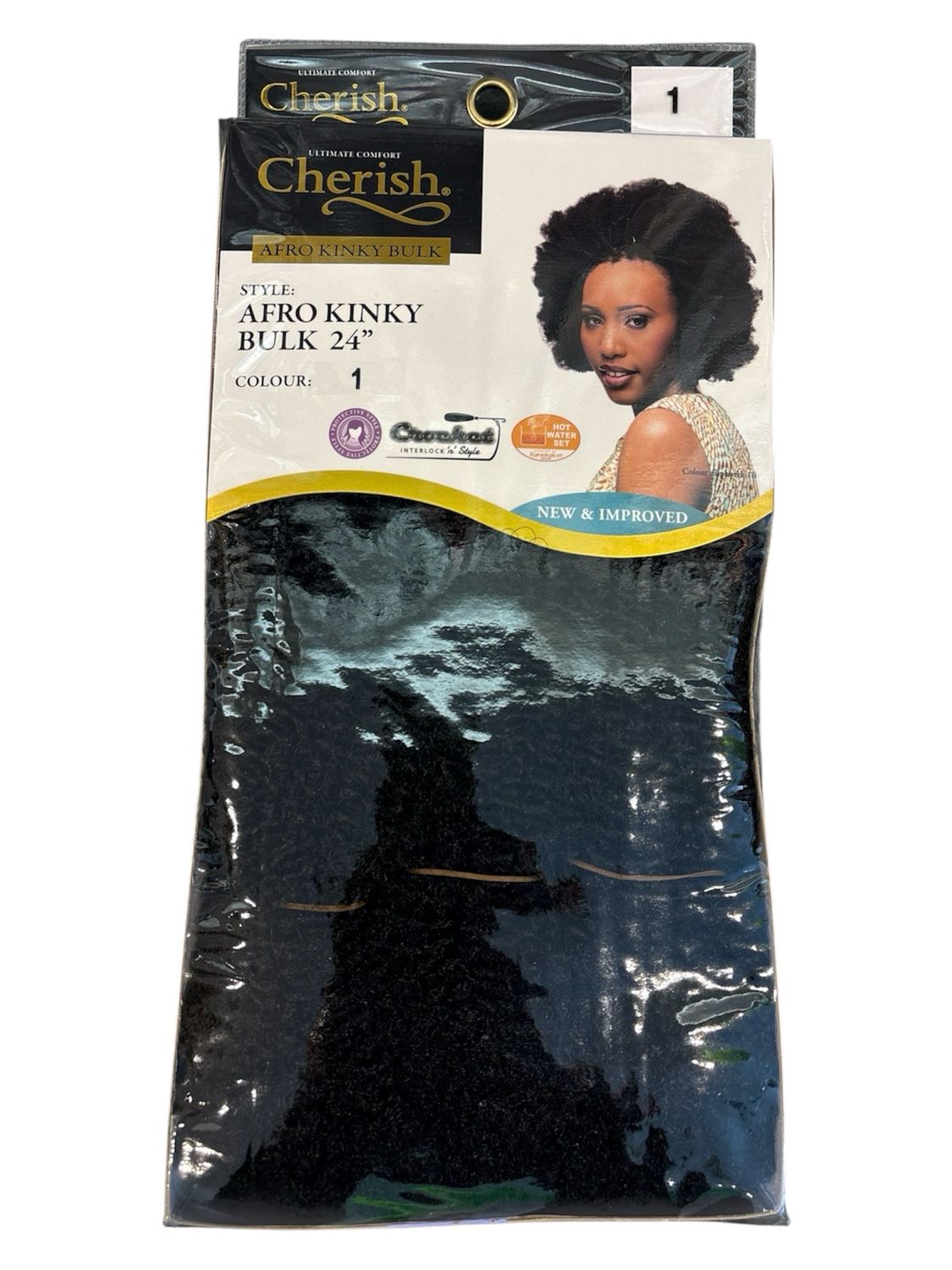 Cherish Afro Kinky Bulk 24” Color 1