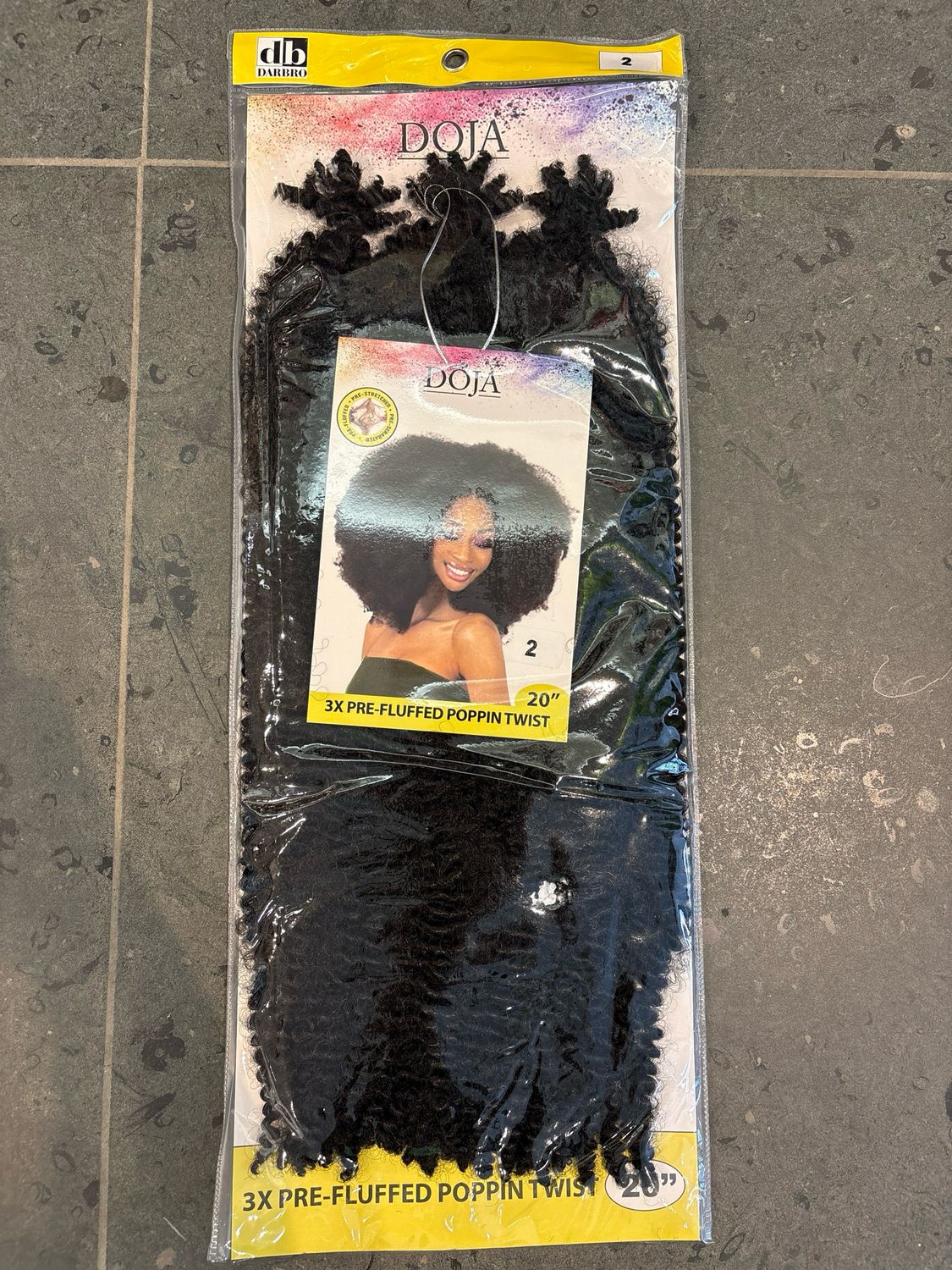 Darbro Doja 3x Pre-Fluffed Poppin Twist 20” Color 2