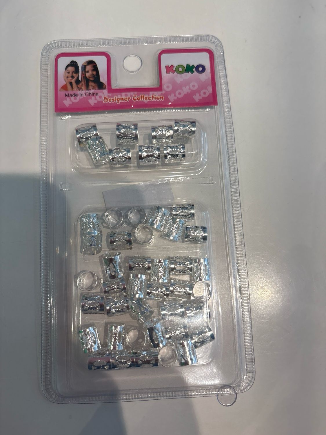 Designer Collection koko zilveren haar ringen 